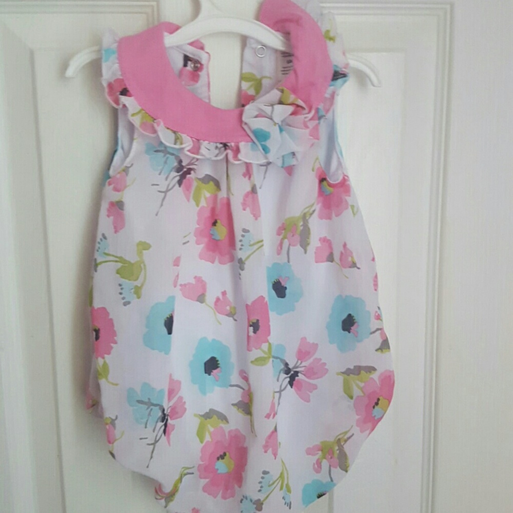 2/$10 Flowery bubble suit